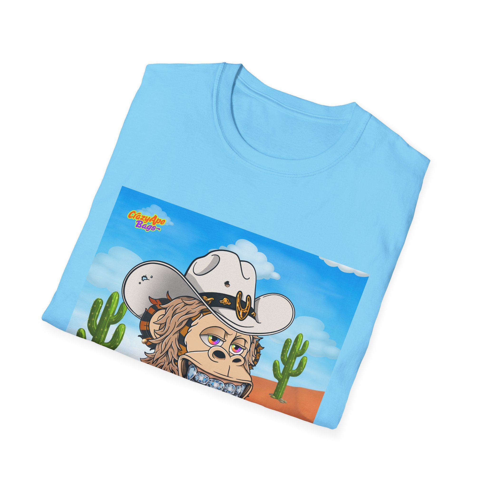 The Duke Desert Cowboy Tee | Graphic T-Shirt, UFO Ape Back Print