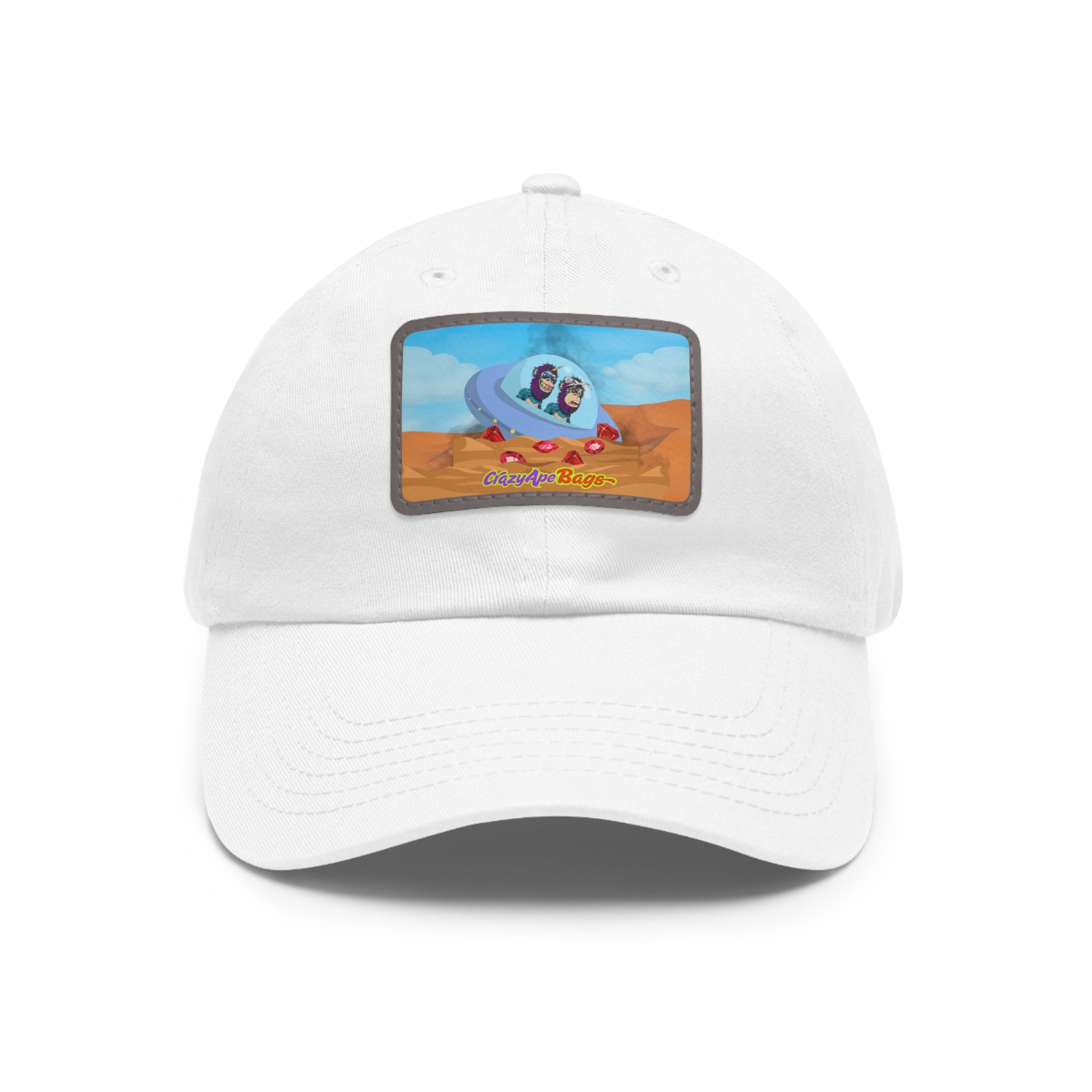 The Duke Retro UFO Leather Patch Cap