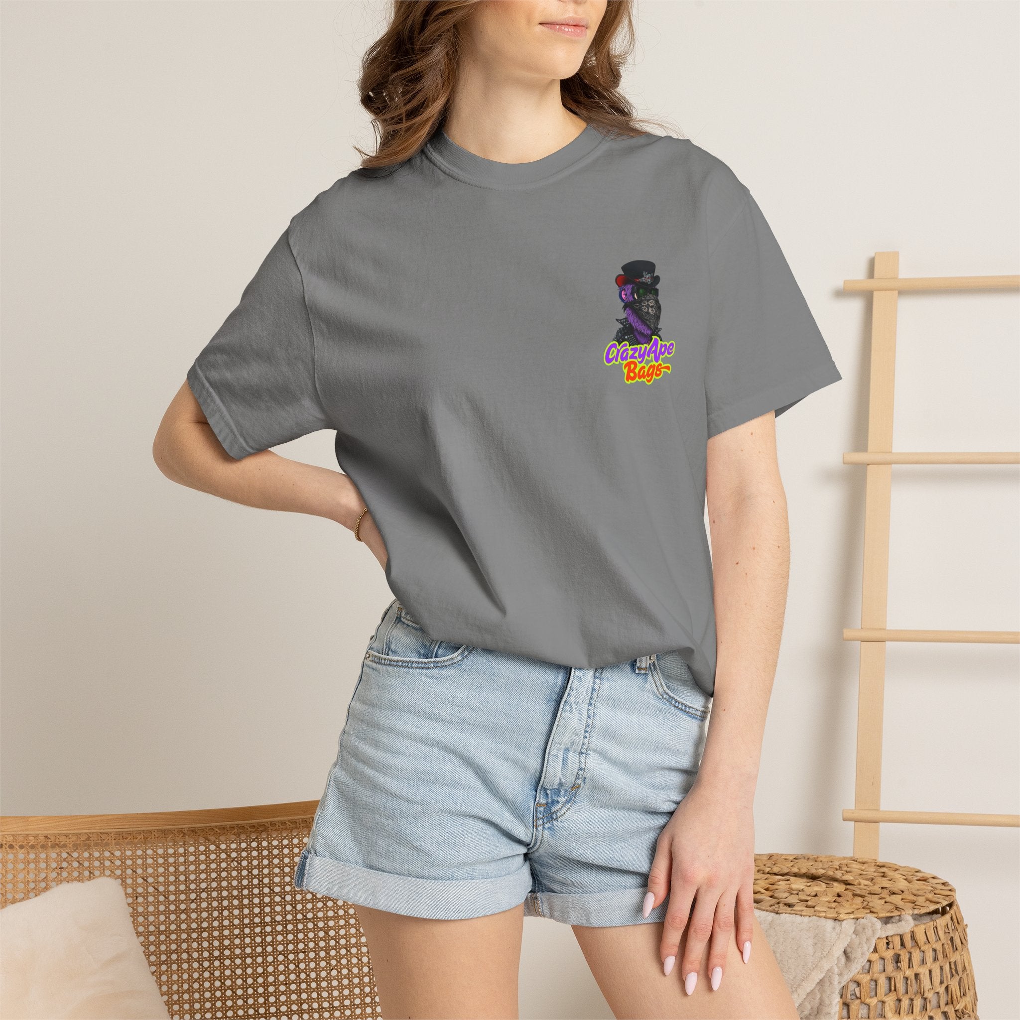 Bandito Blaze T-Shirt  Steampunk  Bandana Graphic ("Creature of Night")