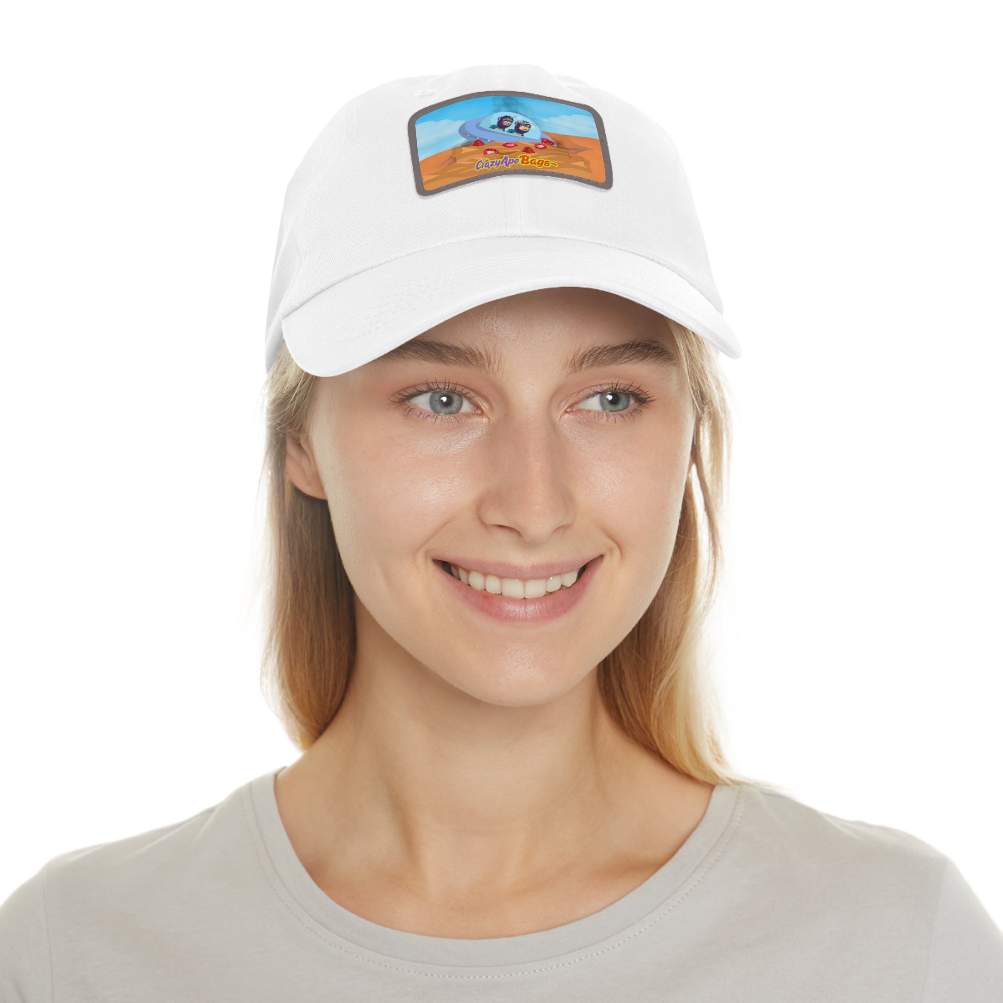 The Duke Retro UFO Leather Patch Cap