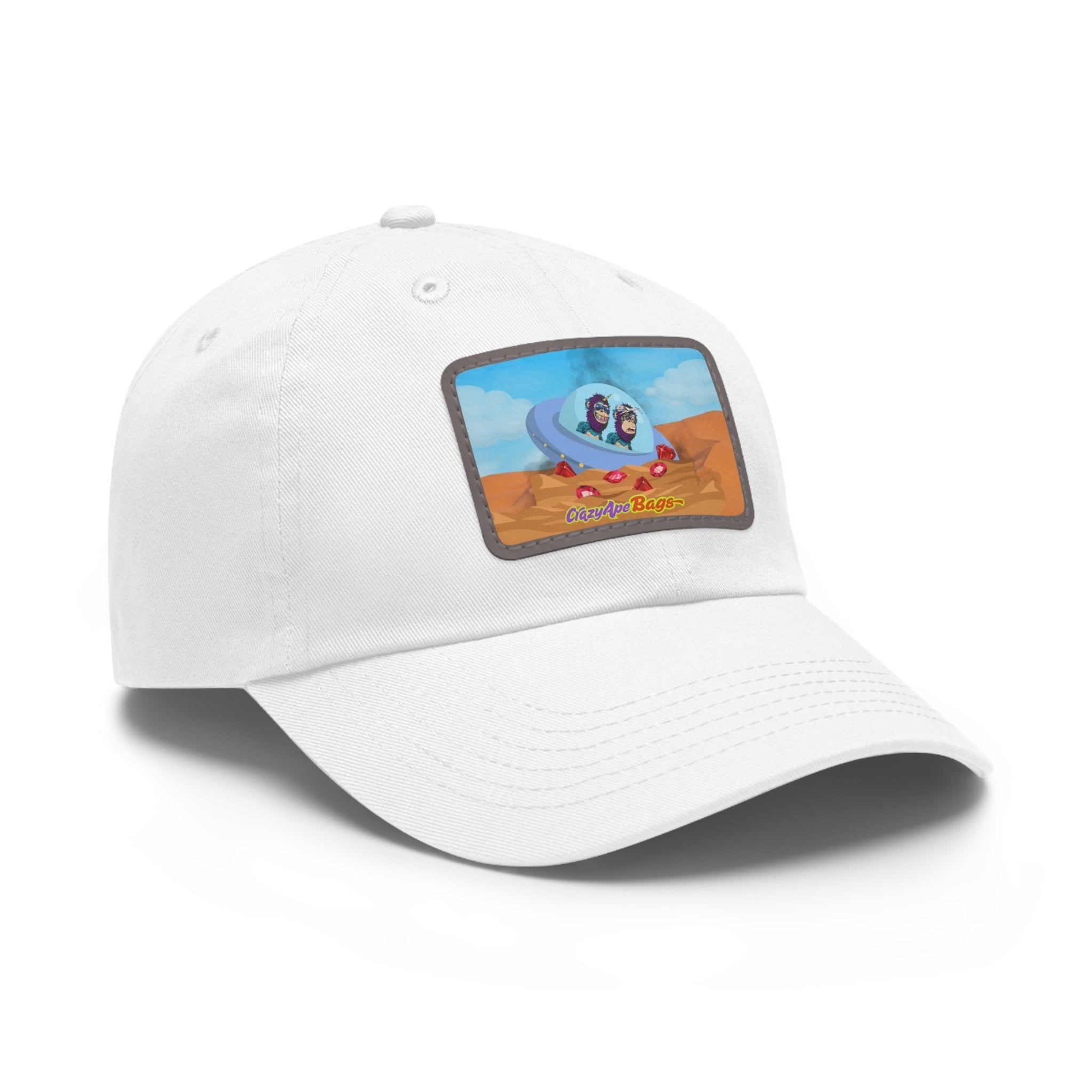 The Duke Retro UFO Leather Patch Cap