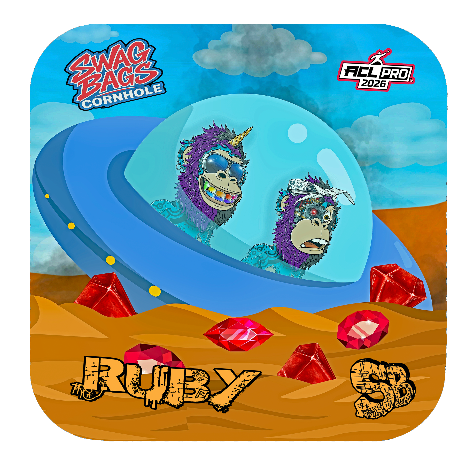 "The Duke" - Swag Bags Ruby